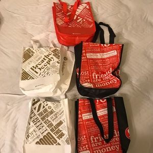 Lululemon reusable tote bags